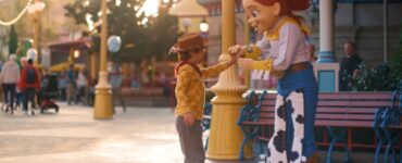 child and character at Disneyland