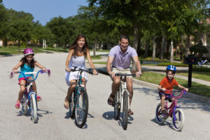 cycle paths for families near me