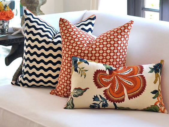 pillows throw decor match mix orange couch decorative sofa living navy pillow cream cushions studio colors burnt bed ksl studio5
