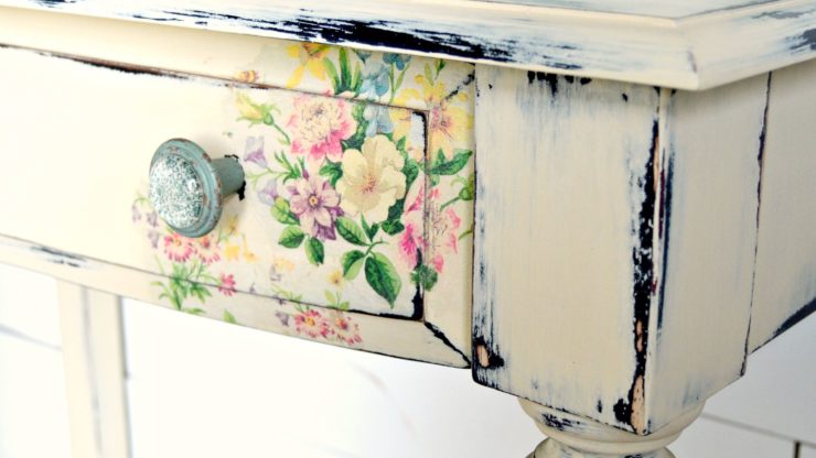 Upcycle Old Furniture With Paper Napkin Decoupage Studio 5