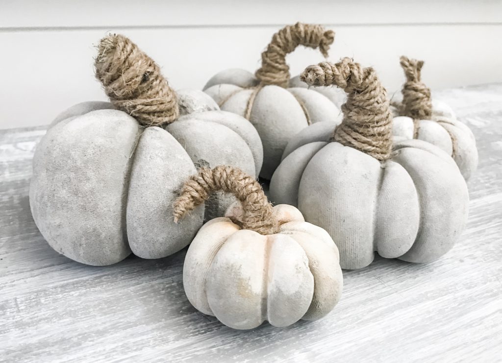 DIY concrete pumpkins? The tutorial is easier than you think...