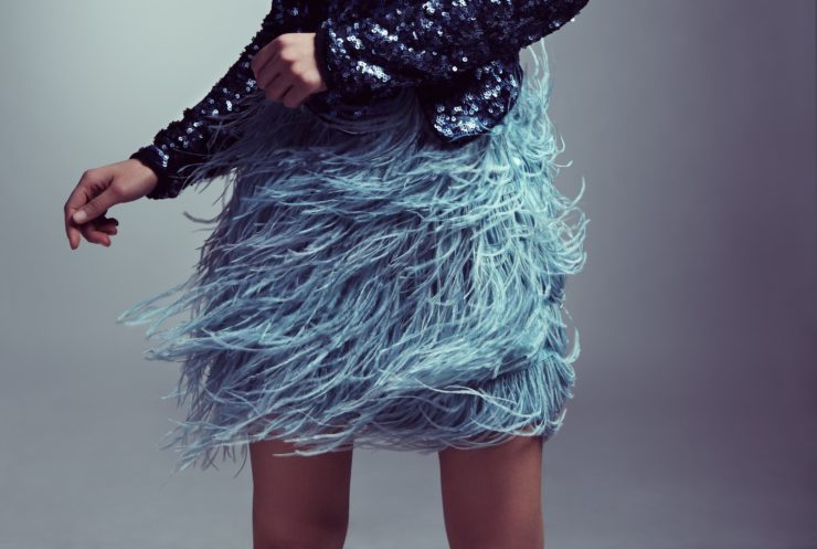 Satin and Feathers: The approachable way to style these bold trends