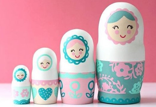 Not an artist? Here are 3 adorable DIY nesting dolls for non-artsy people