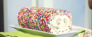 rolled rainbow cake