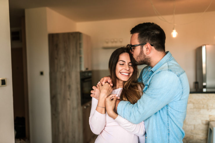 prioritizing your spouse - couple hug