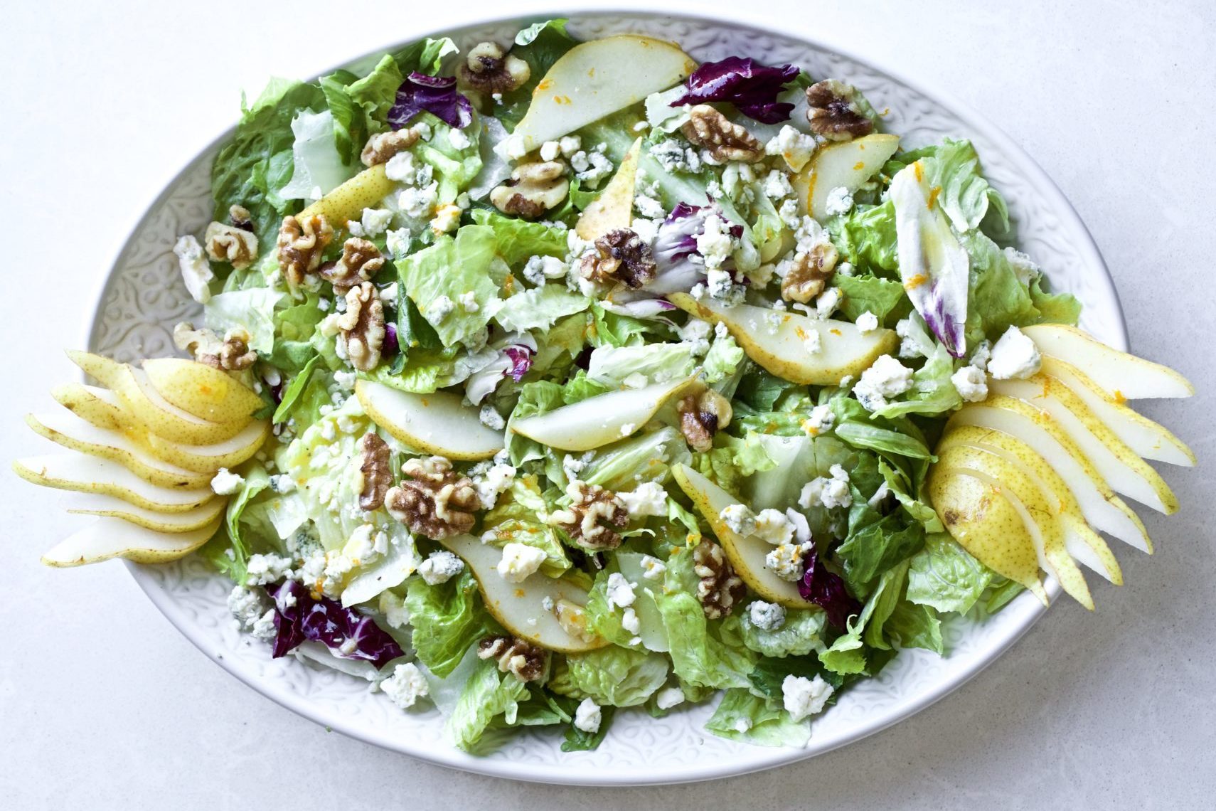 Mixed Green Salad with Honey Mustard Vinaigrette Recipe