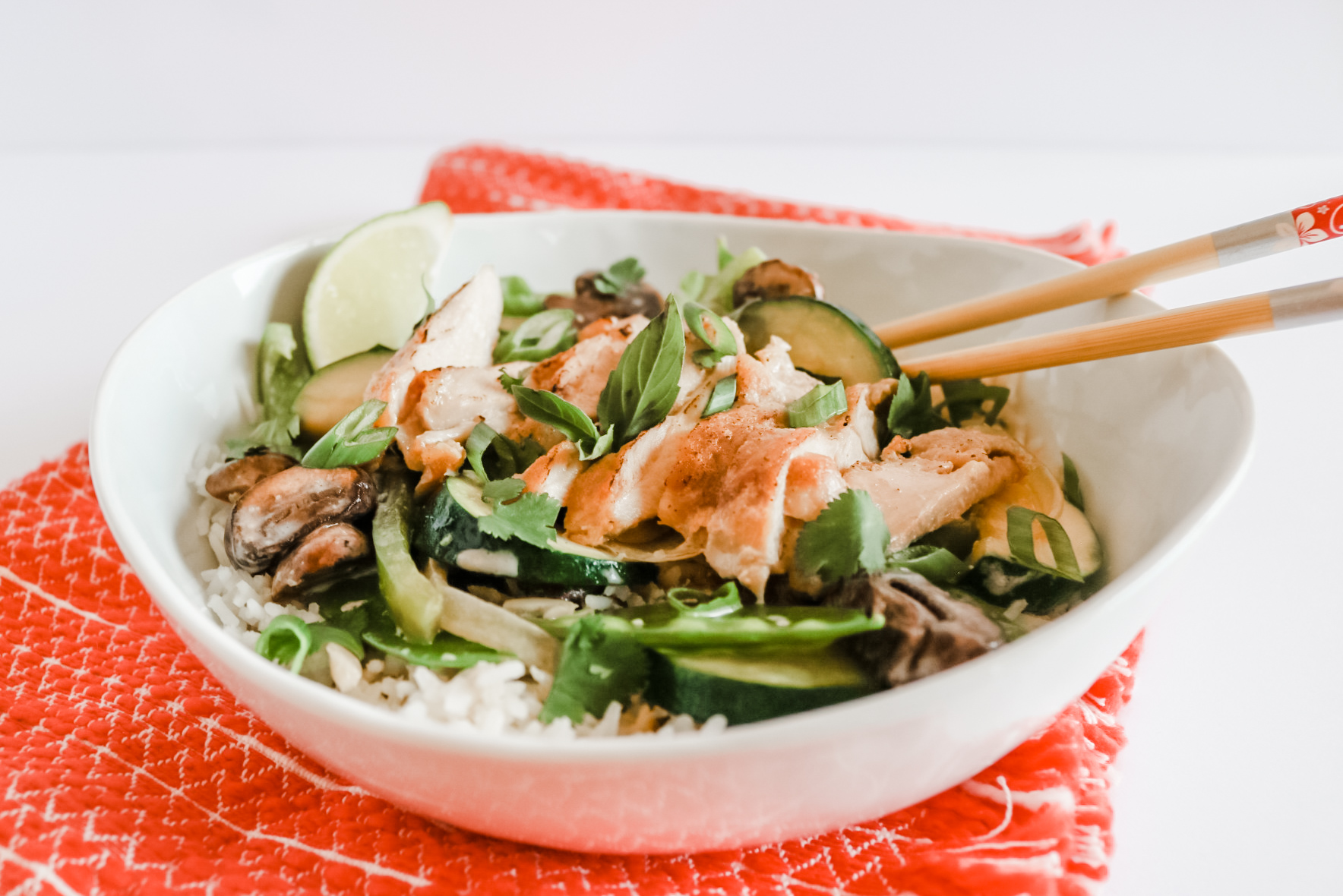 Veggie-Packed Thai Coconut Chicken Curry