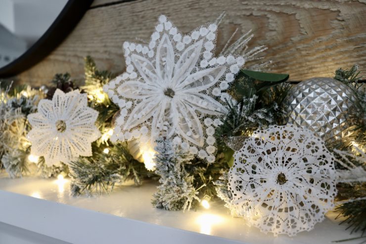 lace snowflakes
