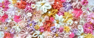 yarn flowers