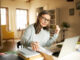 mood boosters - woman working at home