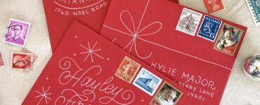 christmas card envelopes