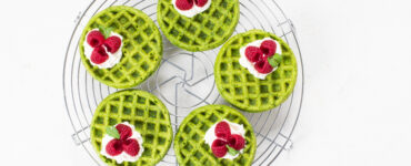 spinach waffles
