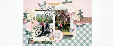 papercrafting products - scrapbook page