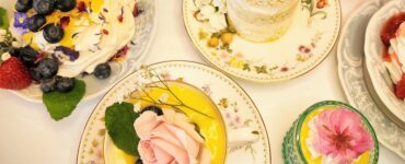 garden party - dessert spread
