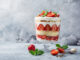 leftover cake - strawberry trifle
