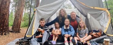 summer vacation - family camping
