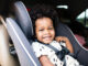 child in a car seat