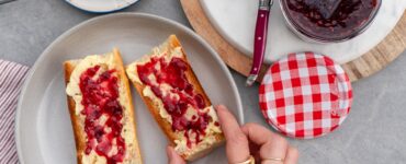 butter croissant - sweet breakfast spread