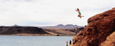 more brave - cliff jumping