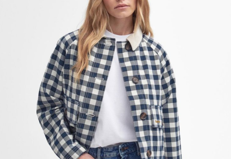 gingham jacket