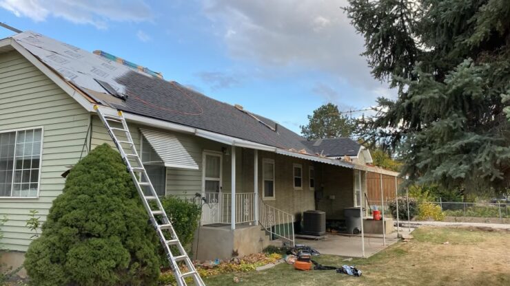 replacing roof