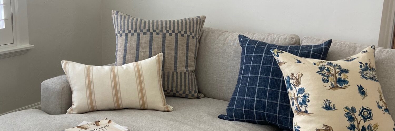 throw pillows