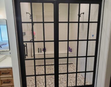 gridded shower