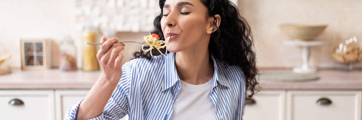 woman eating