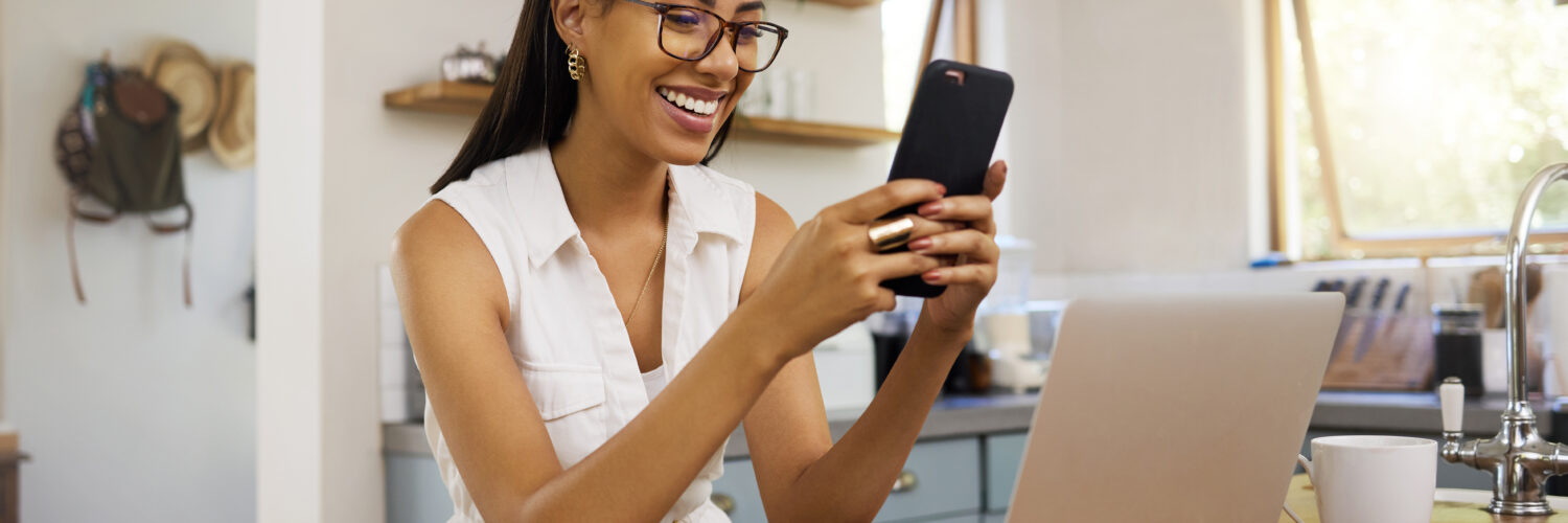 party planning - woman using phone