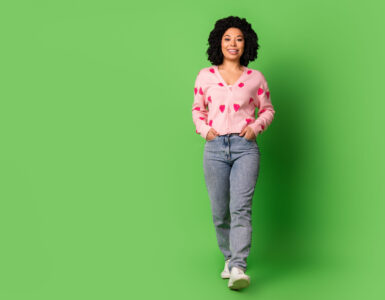 strawberry print sweater