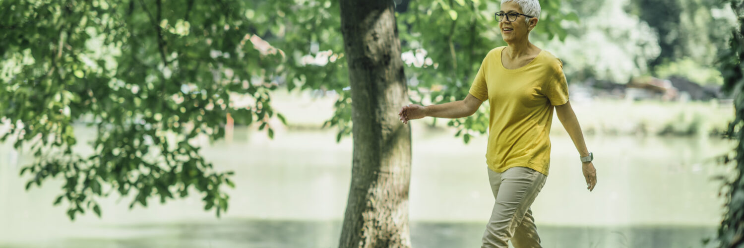 embracing discomfort - woman walking