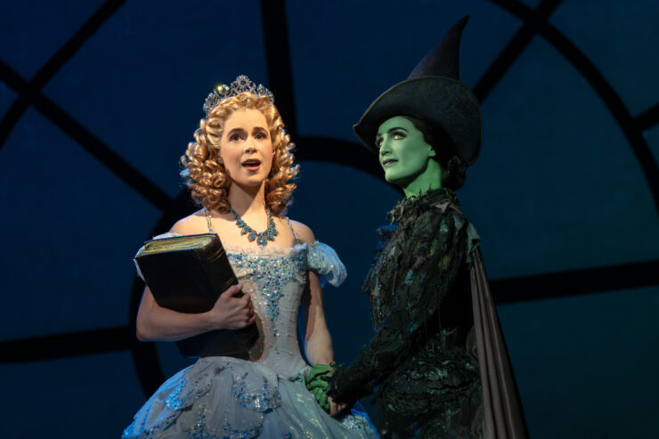 glinda and elphaba in wicked