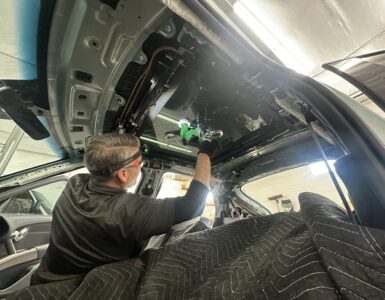 fixing sunroof glass
