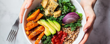 hormone health - bowl of healthy food