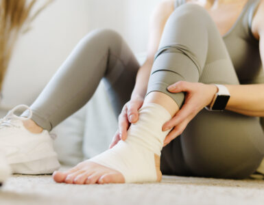 hurt ankle