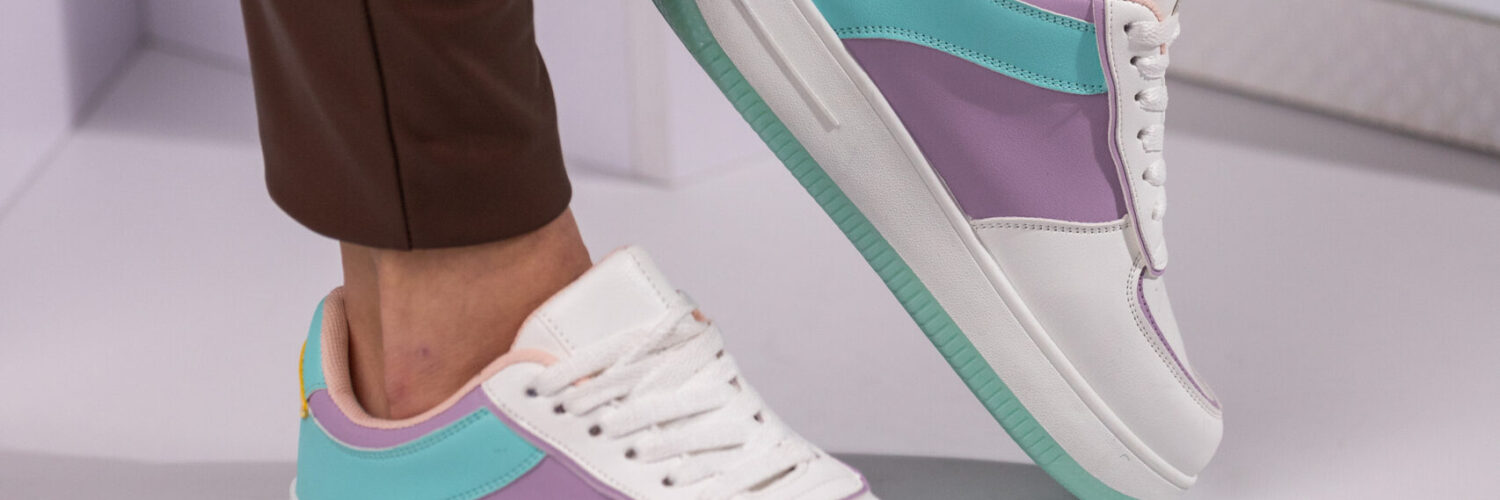colorful sneakers