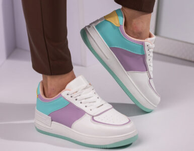 colorful sneakers