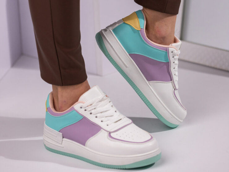colorful sneakers