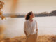 positive words - woman outside
