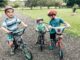 summer activities - kids on bikes