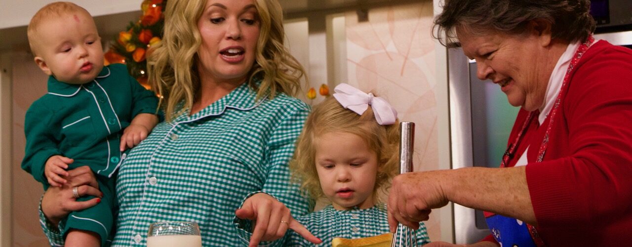 becky low, brooke walker, and kids
