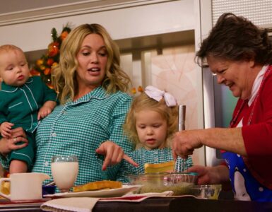 becky low, brooke walker, and kids
